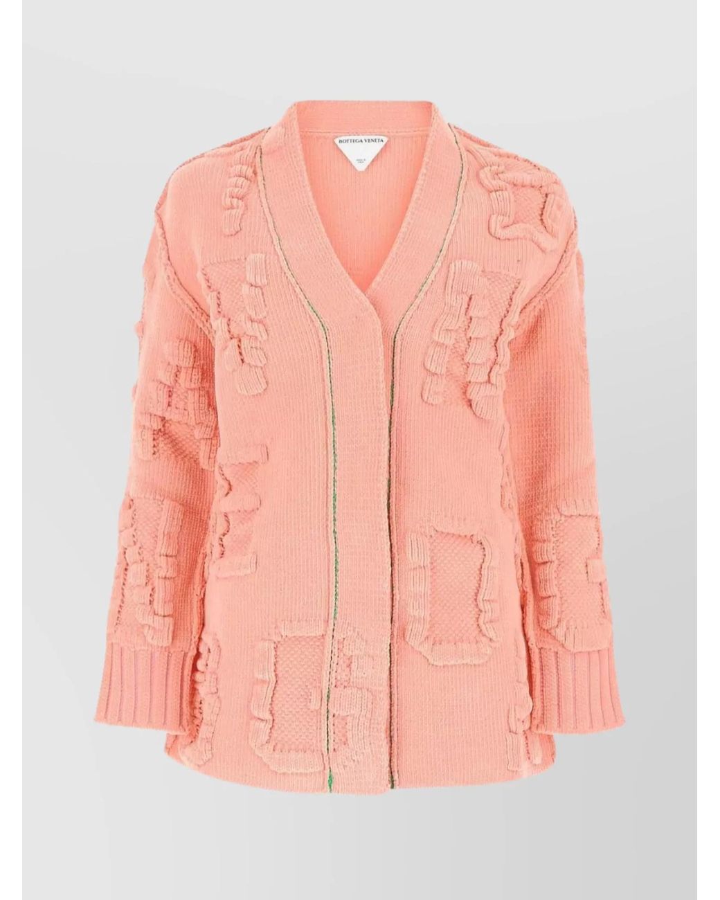 Bottega Veneta Pink Chenille Cardigan