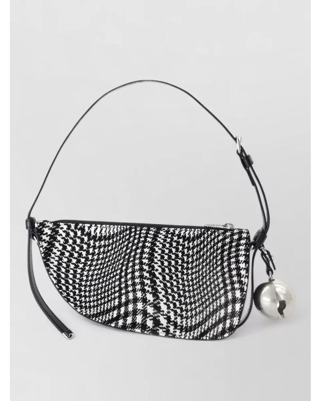 Burberry Metallic Shield Sling Small Cotton Shoulder Bag