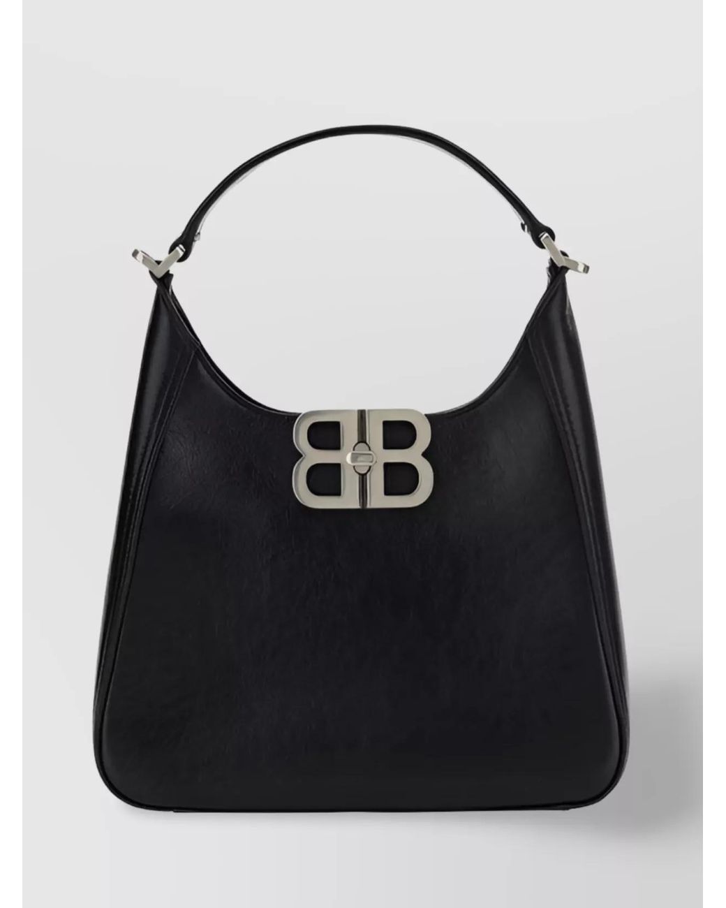 Balenciaga Black Bb Soft Small Leather Shoulder Bag