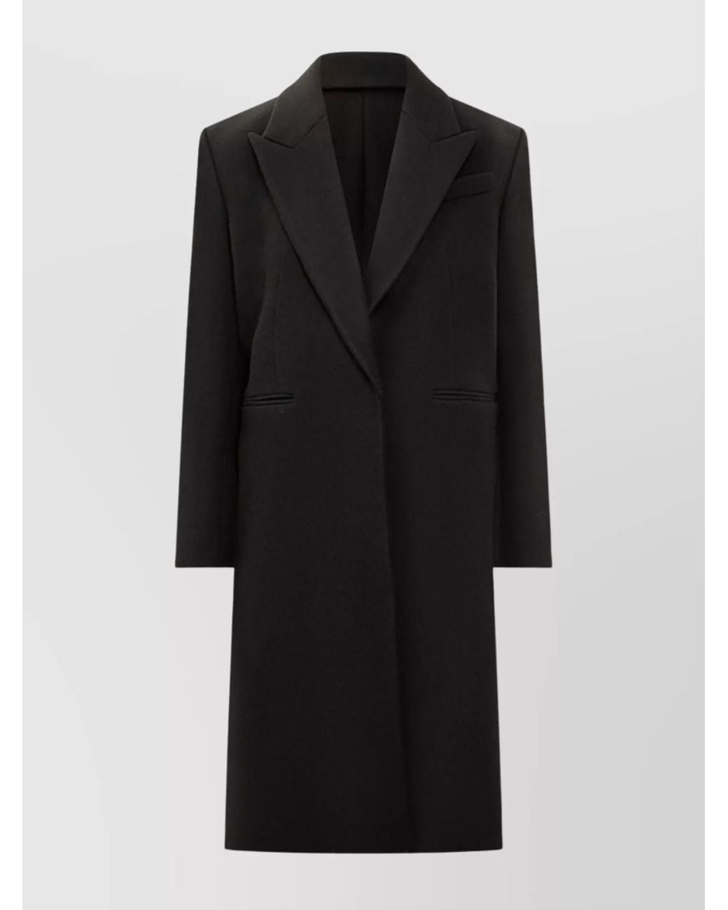 Givenchy Black Single-Breasted Coat