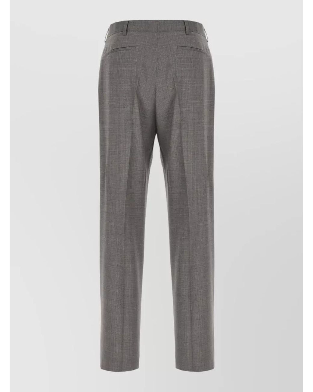Paul Smith Gray Wool Tailored Trousers for men