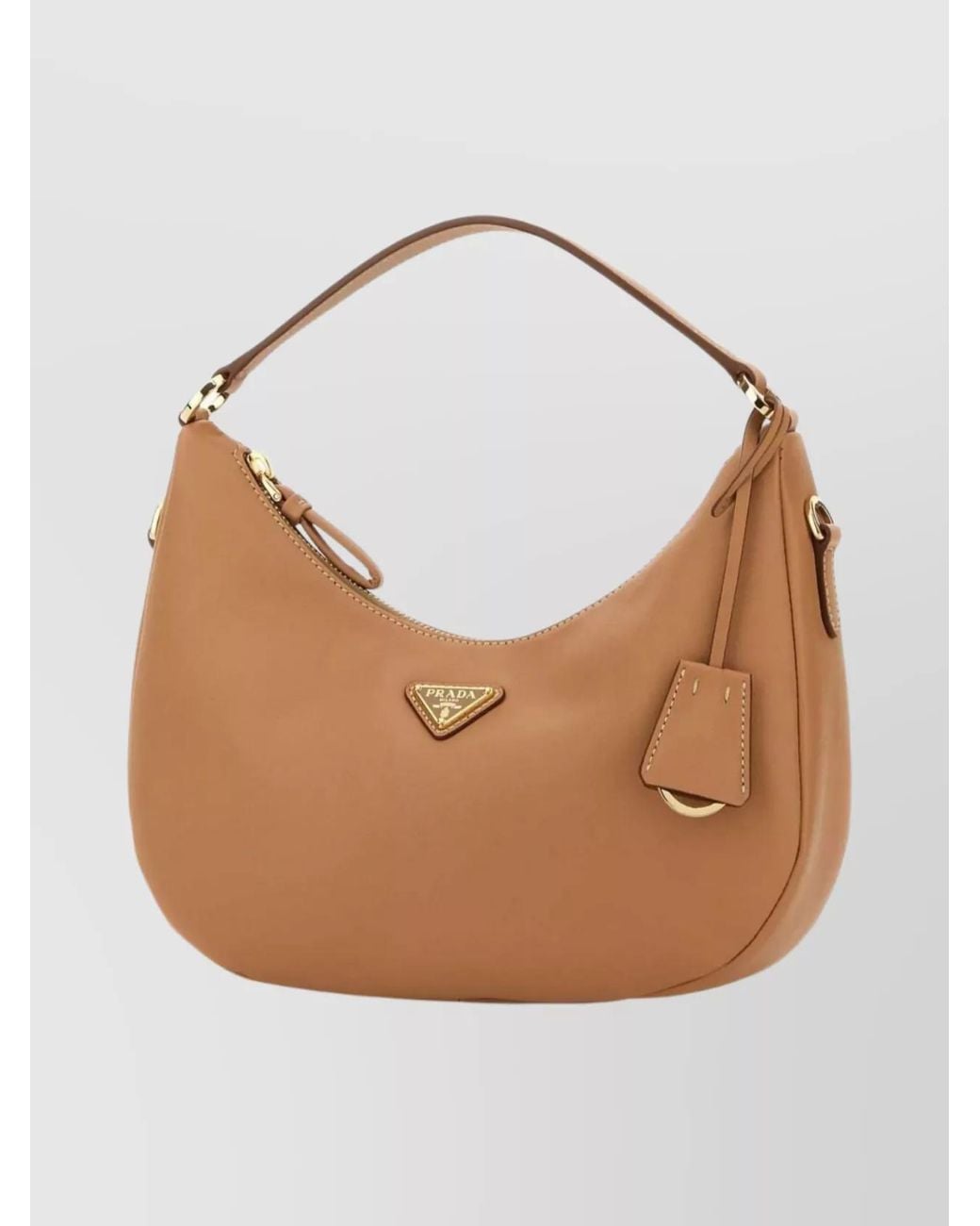 Prada White Calf Leather Shoulder Bag