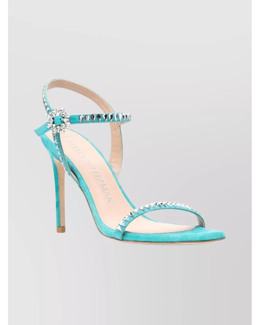 Stuart Weitzman Blue Suede Leather Pumps