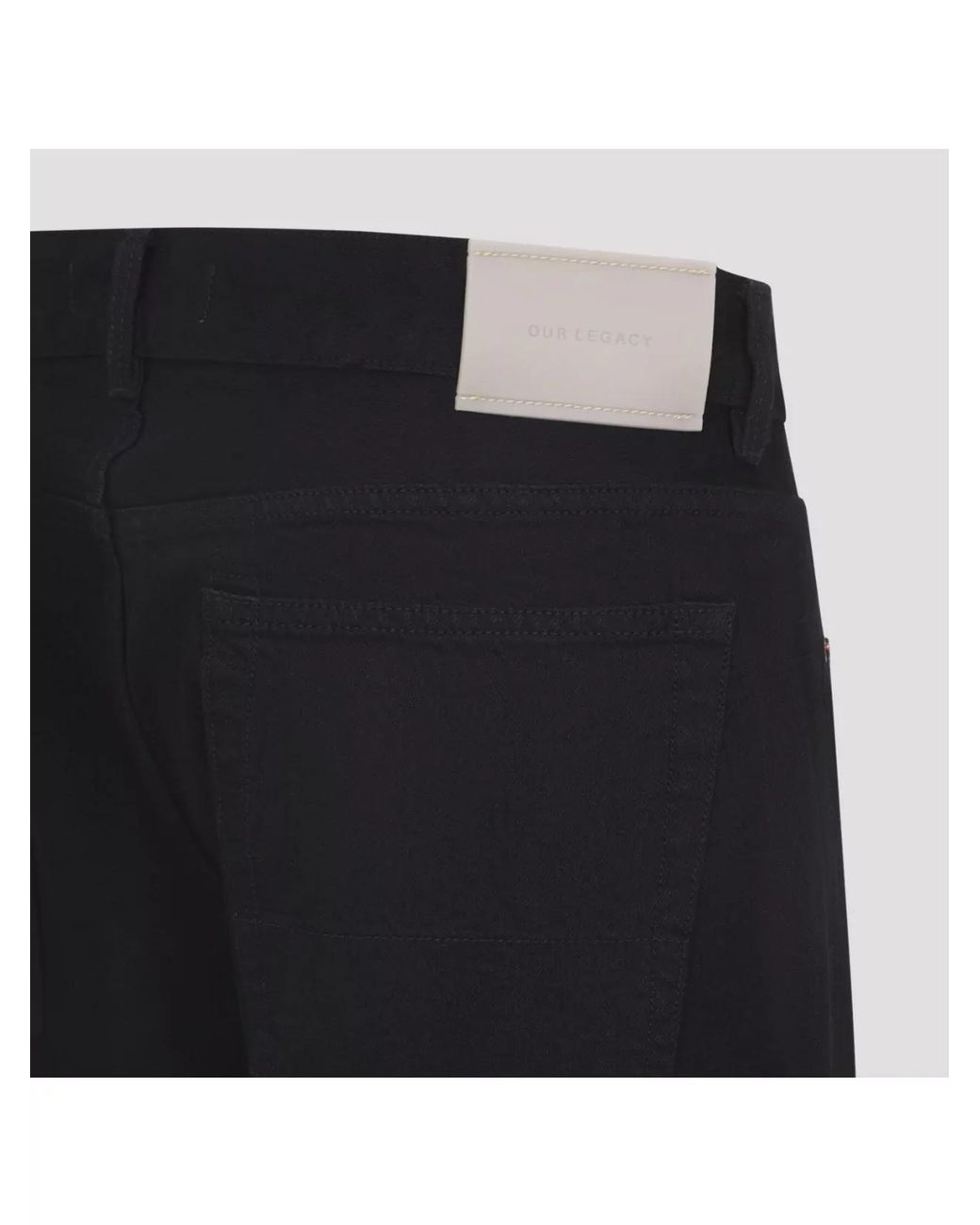 Our Legacy Blue Denim Relaxed-Fit Wide-Leg Jeans for men
