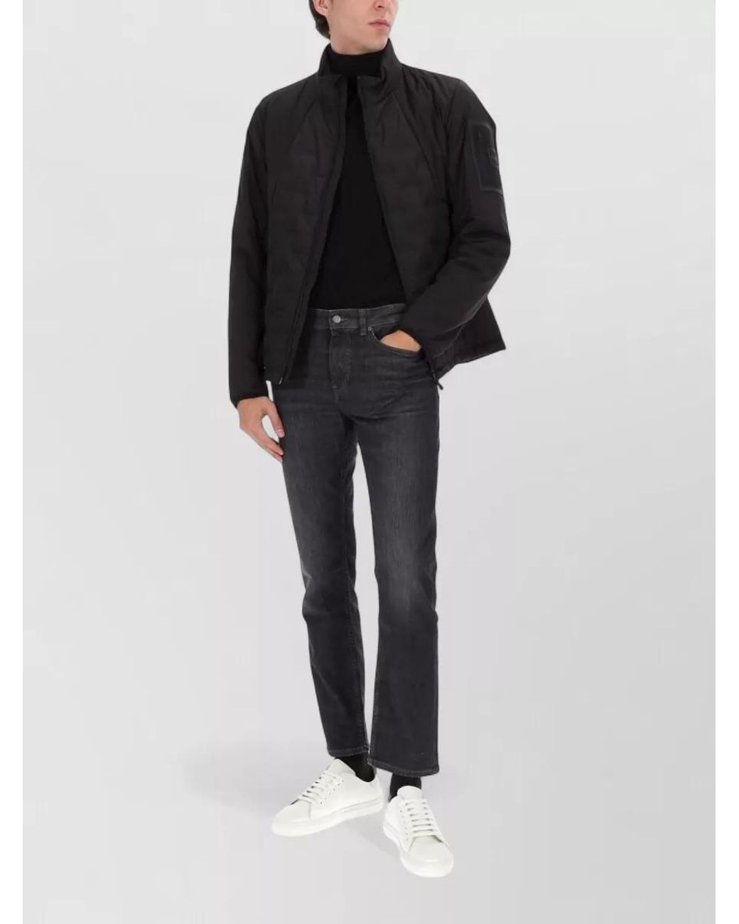 Boss Black Down Puffer Jacket for men