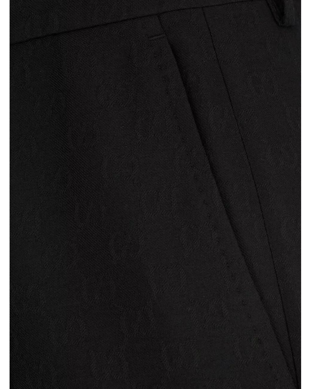 Gucci Black Straight-Leg Trousers for men