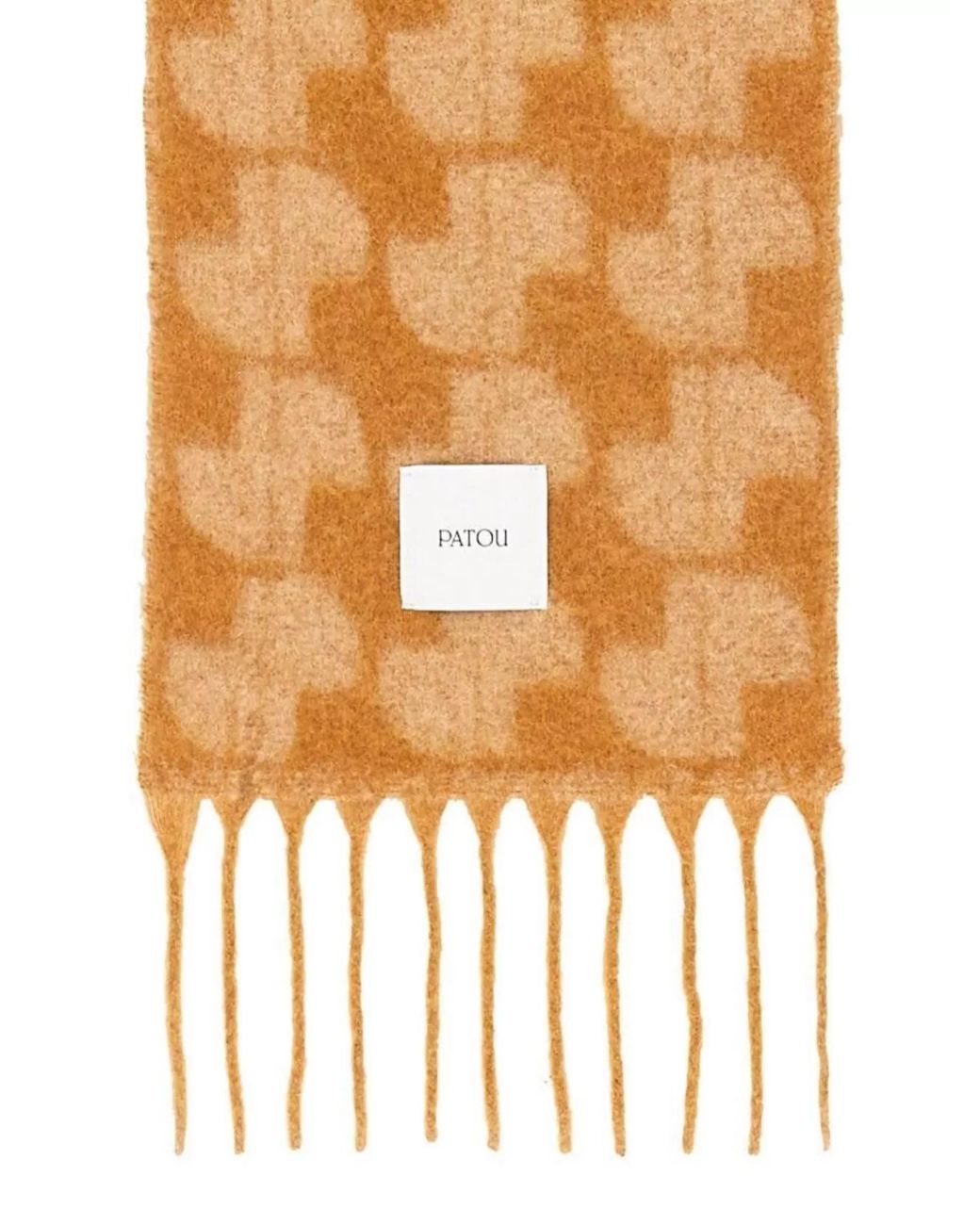 Patou White Alpaca Scarf
