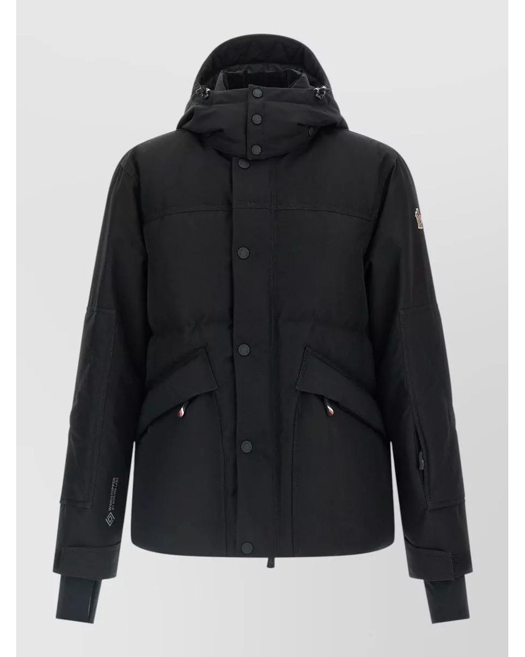 Moncler Black Down Quilted Puffer Jacket for men