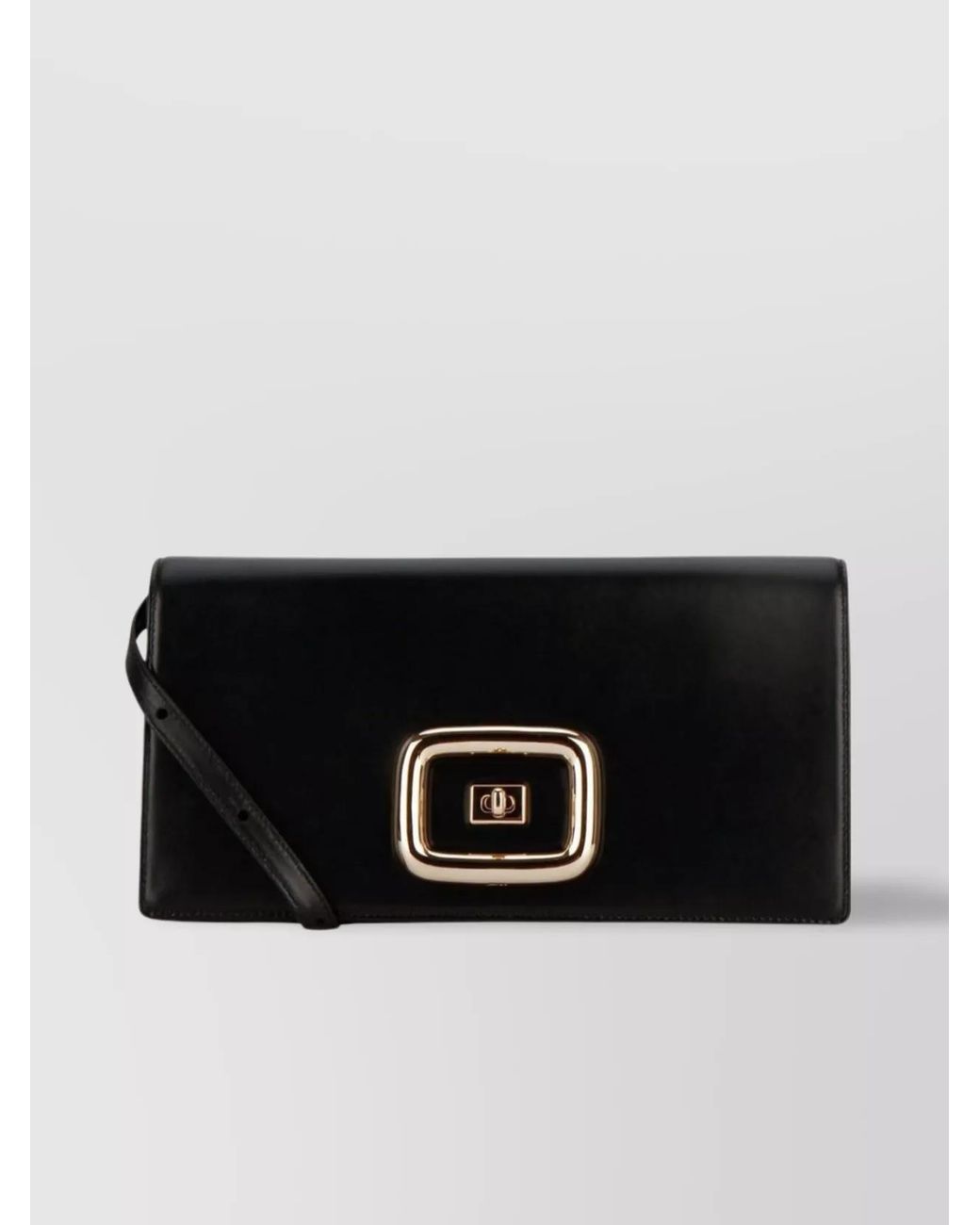 Roger Vivier Black Leather Shoulder Bag