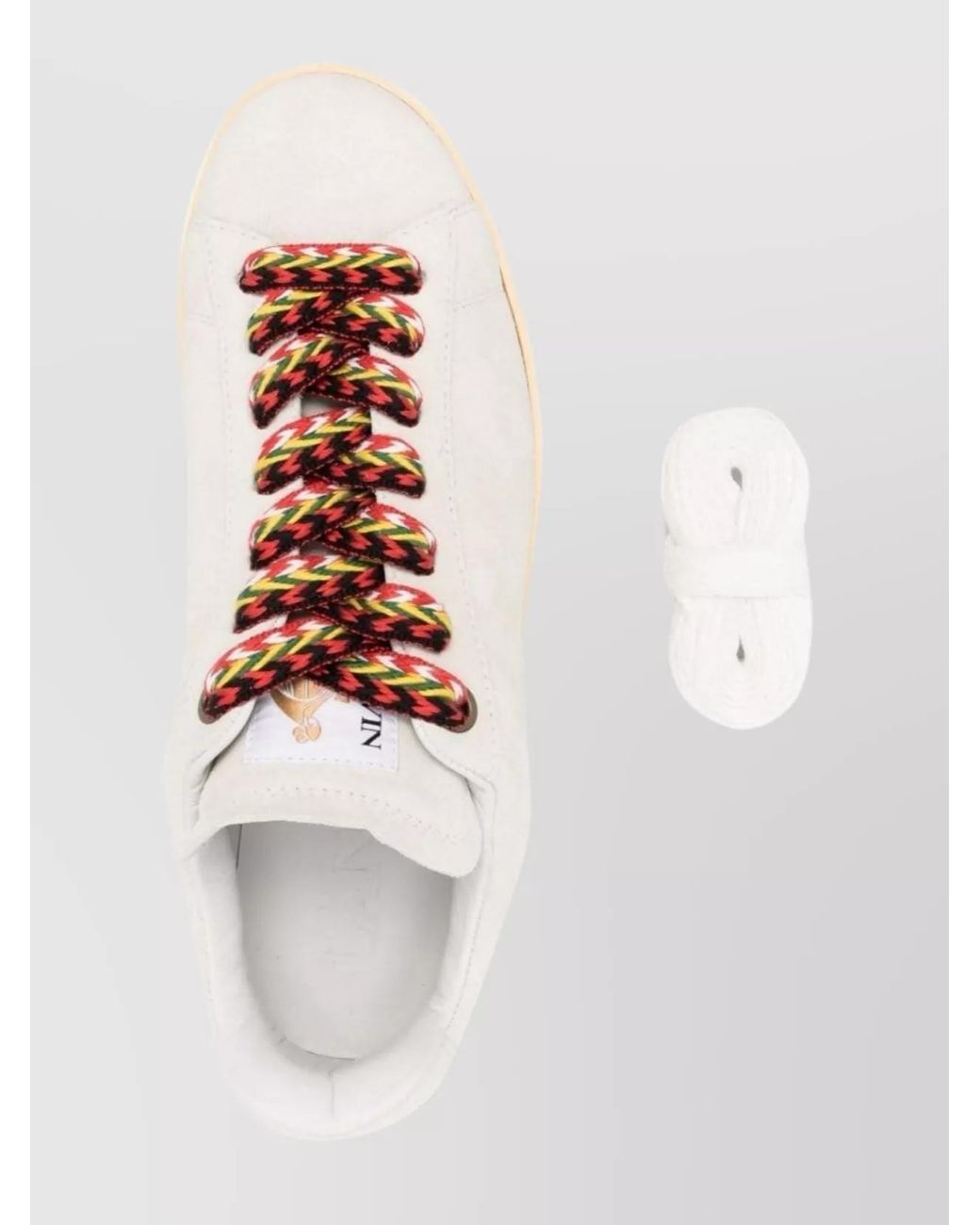 Lanvin Natural Leather Low-Top Sneakers for men