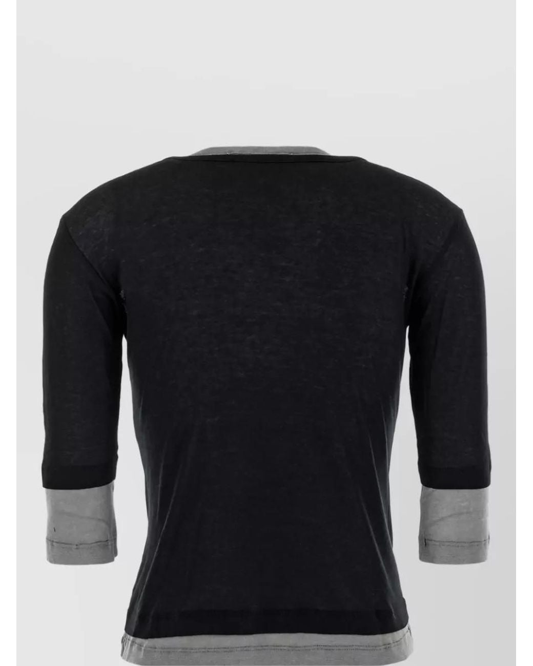 GIMAGUAS Black Cotton T-Shirt