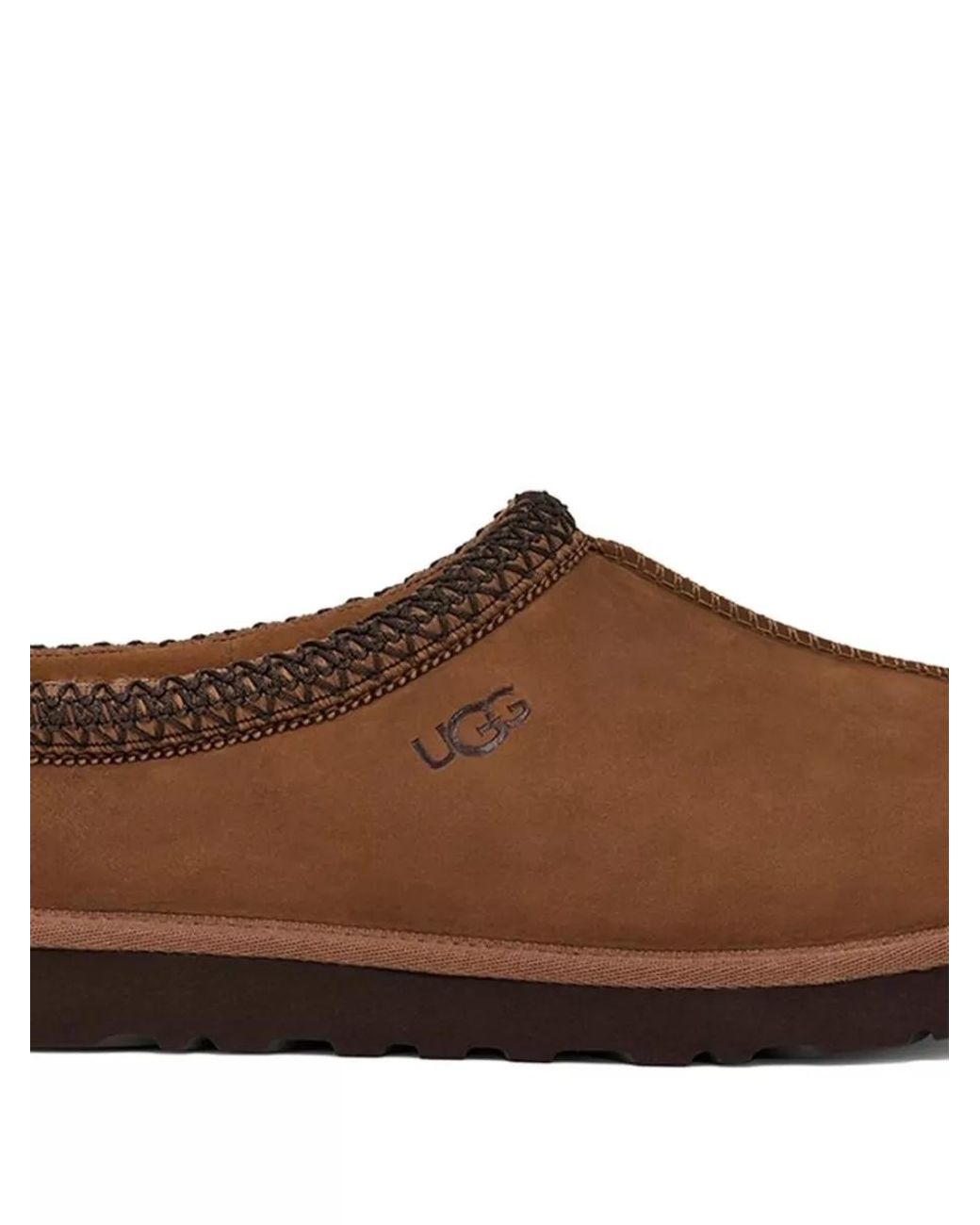 Ugg Brown Leather Slippers for men