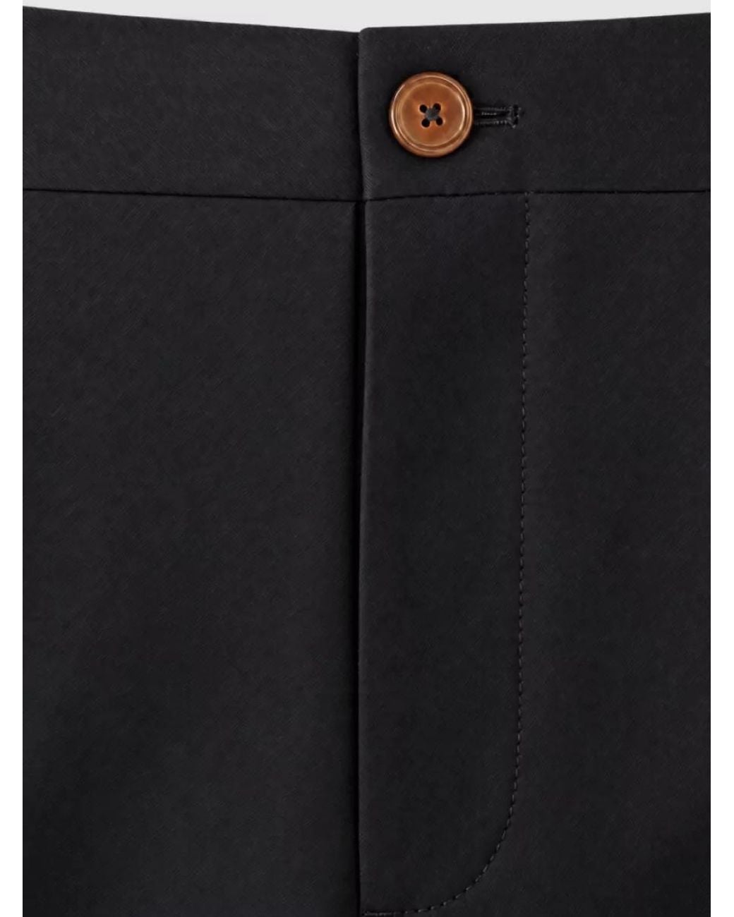 Vivienne Westwood Black Virgin Wool Tailored Trousers for men