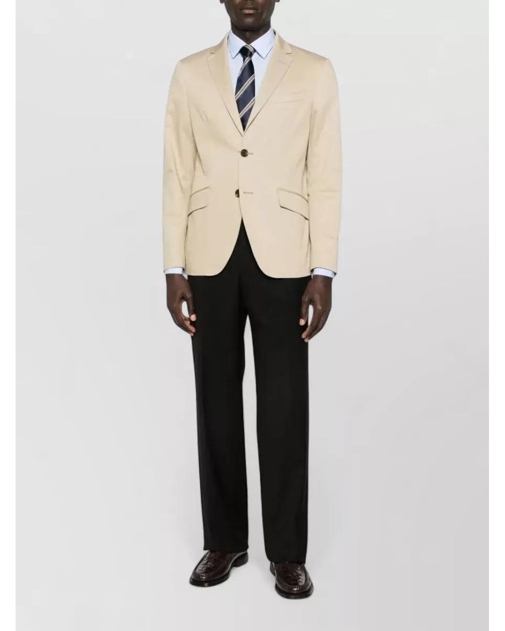 Etro Natural Single-Breasted Blazer for men