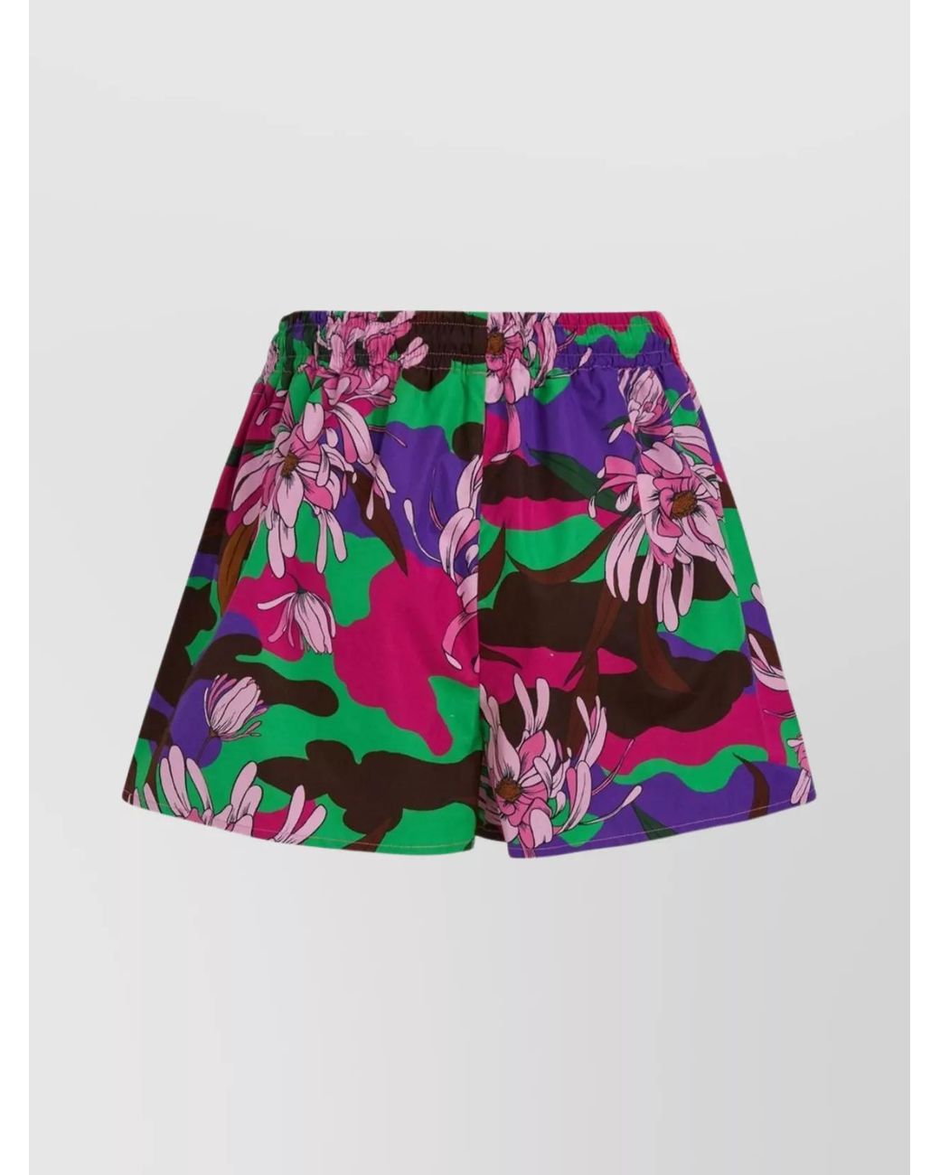 Moncler Pink Printed Knee-Length Shorts