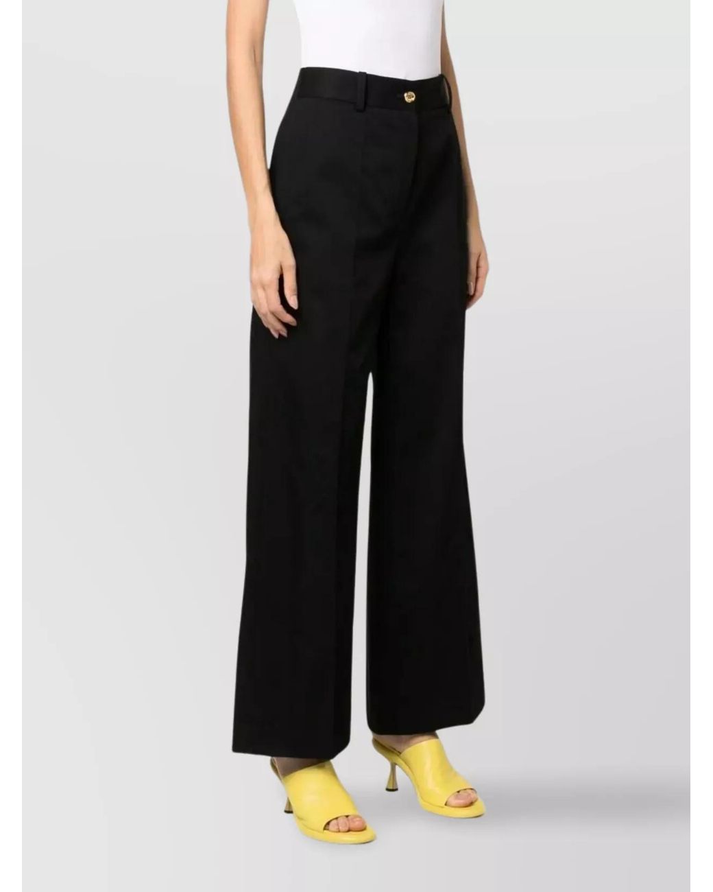 Patou Blue Iconic Wide-Leg Trousers