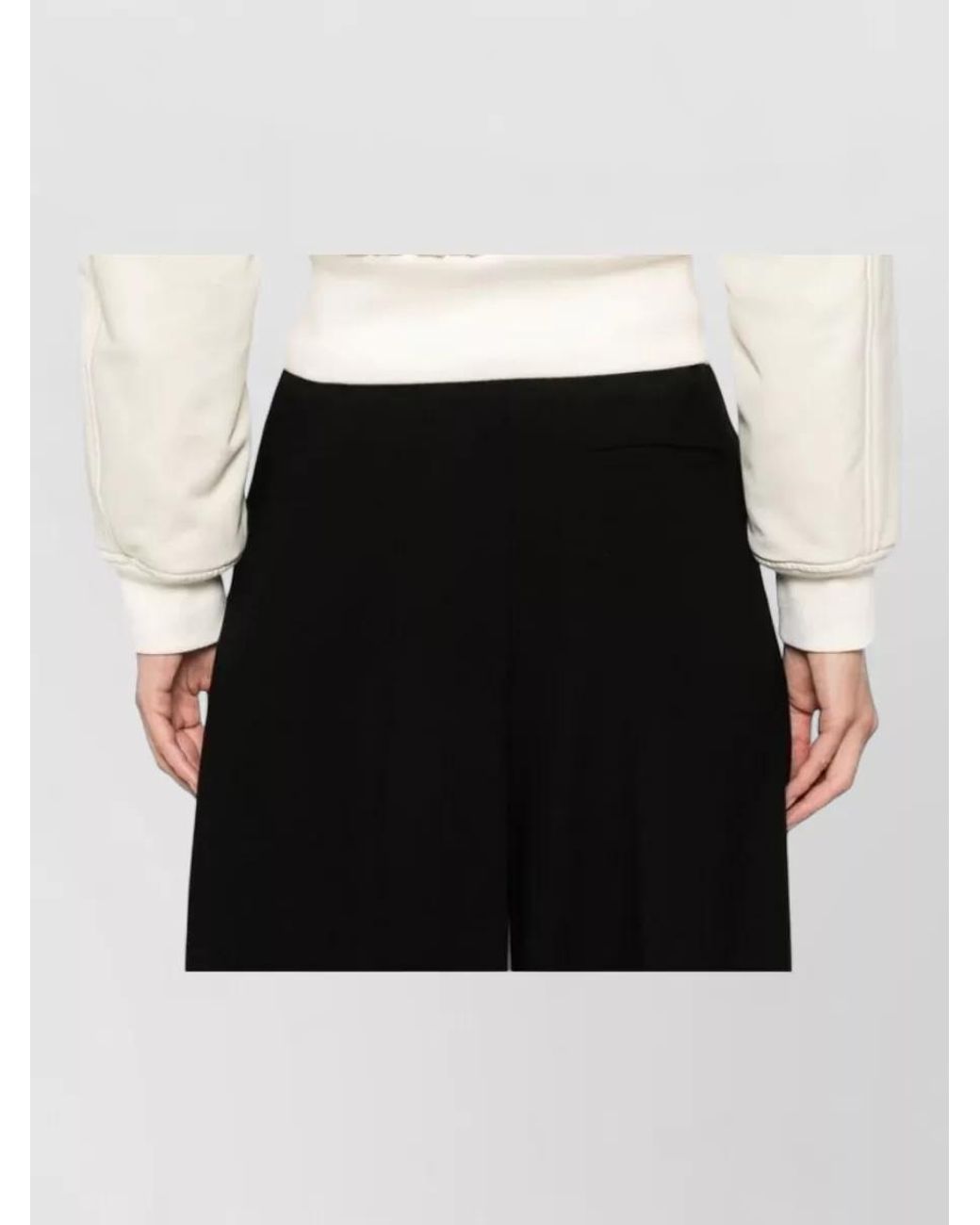 Balenciaga White Cropped Bomber Jacket