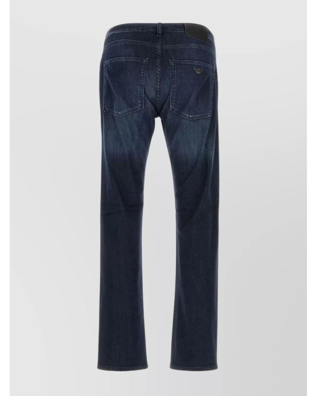 Emporio Armani Blue Denim Straight-Leg Jeans for men