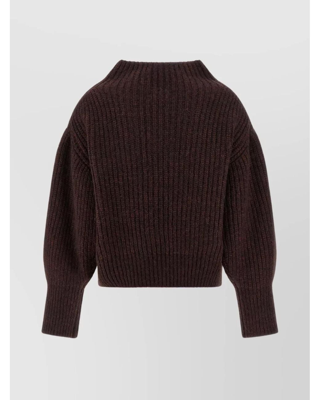 Dries Van Noten Multicolor Wool Alpaca Oversized High-Neck Sweater