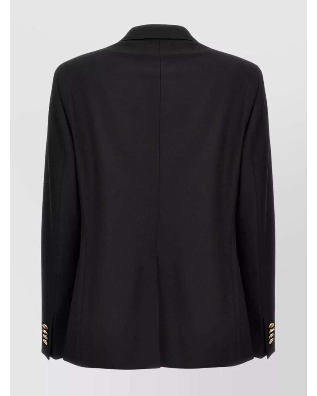 Tagliatore Black Virgin Wool Blend Dress