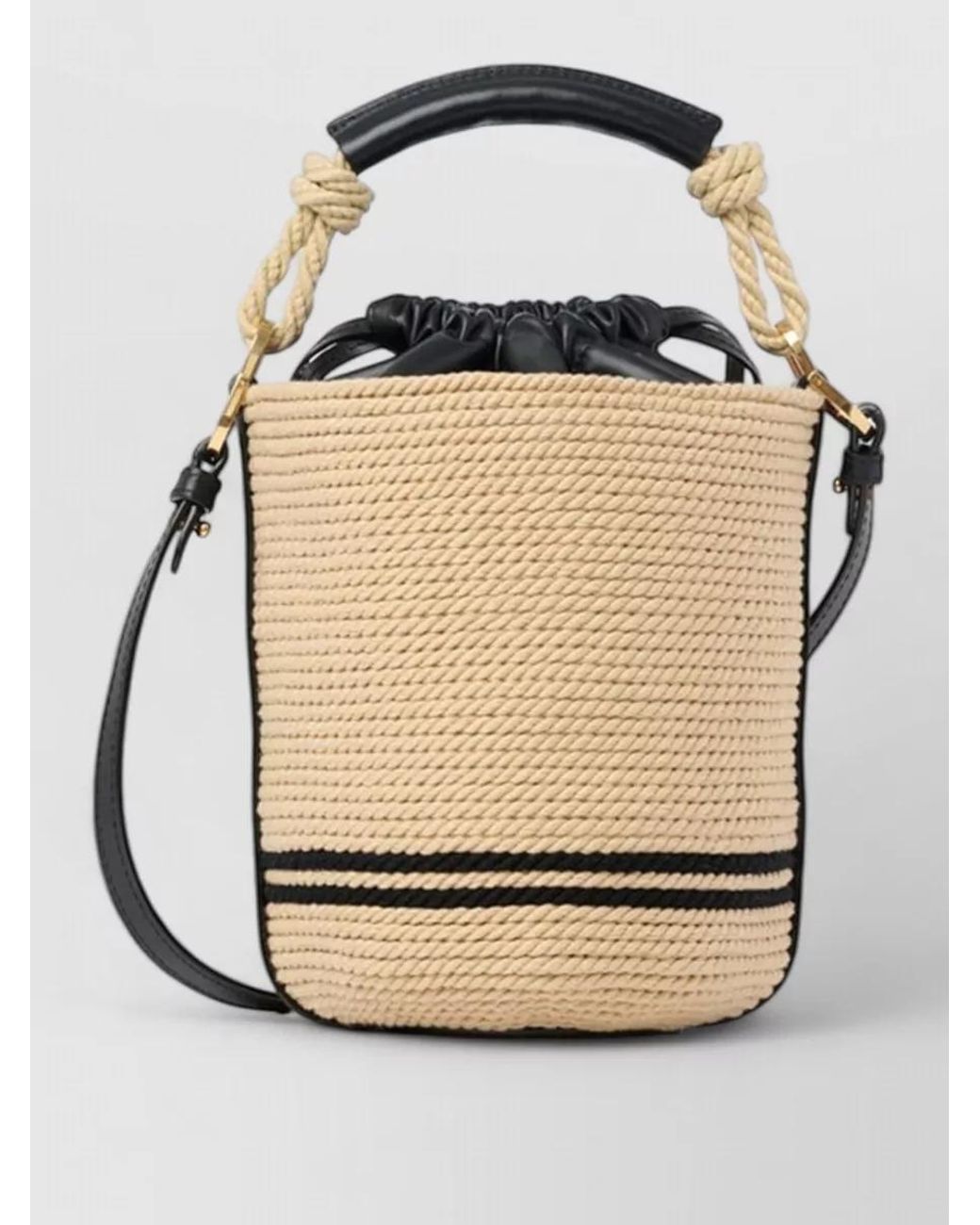 Chloé Multicolor Cotton Bucket Bag