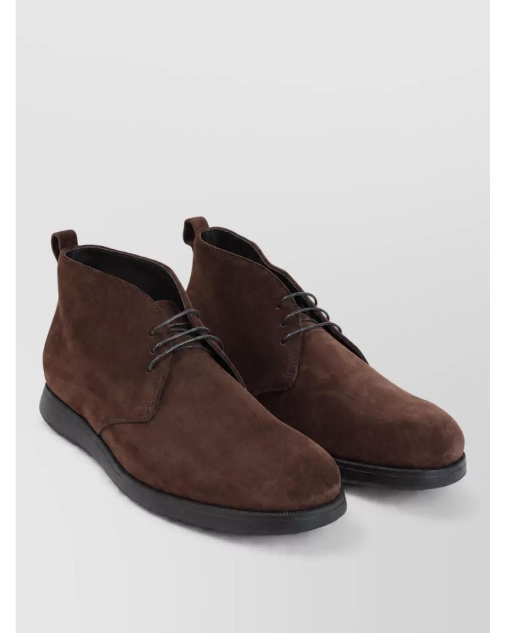 Church's Brown Suede Leather Lace-Up Ankle Boots for men