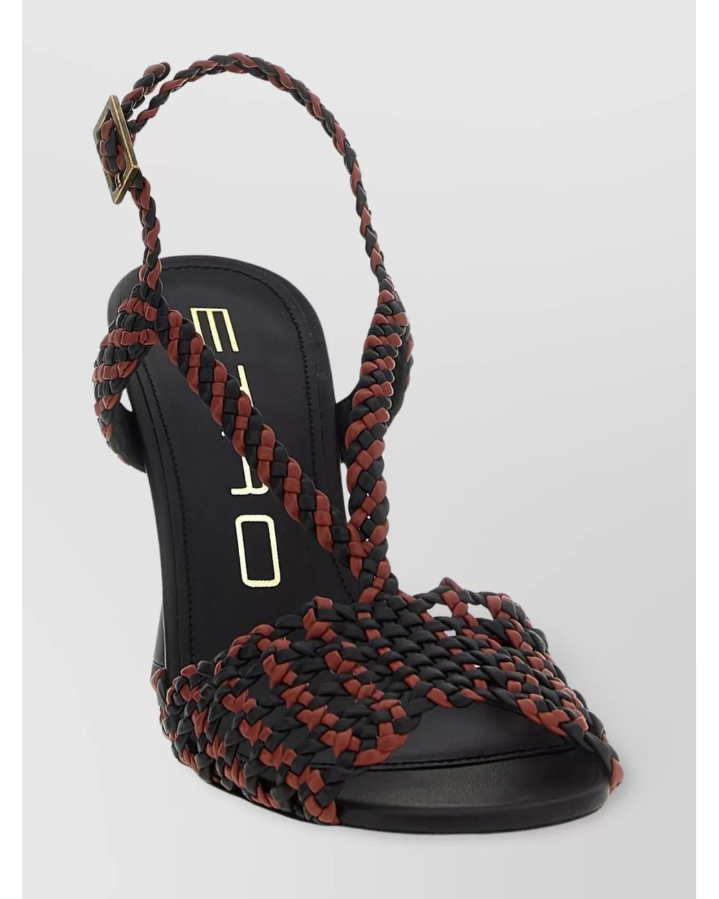 Etro Metallic Two-Tone Sandals