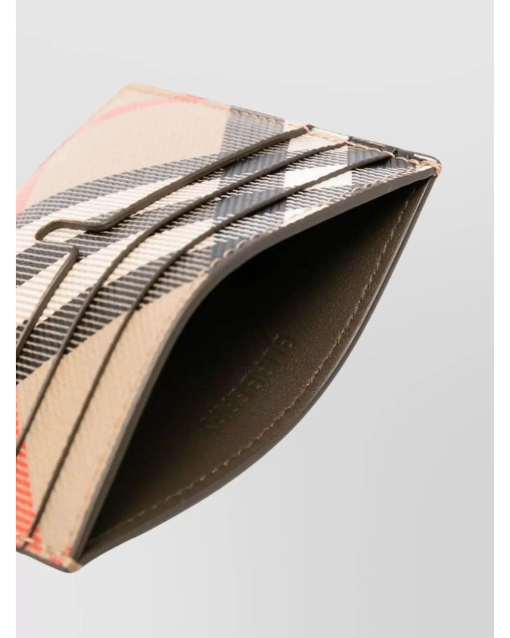 Burberry Natural Check Card Holder for men