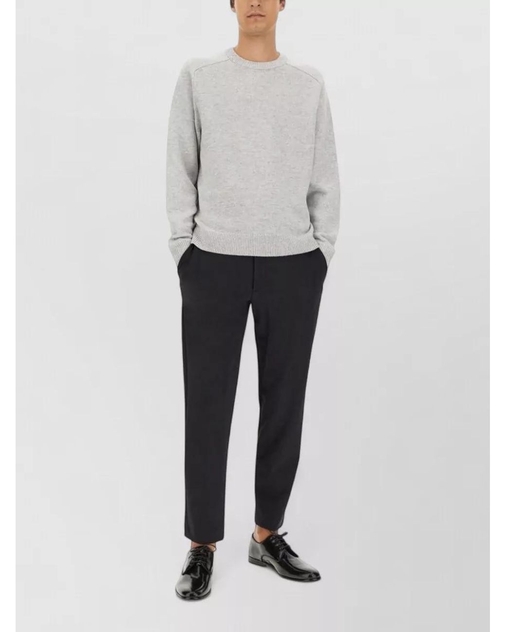 Theory White Cashmere Wool T-Shirt for men