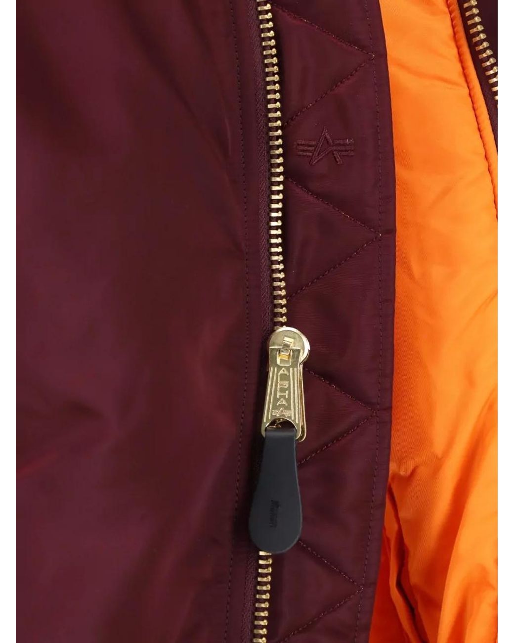 Alpha Industries Orange Padded Coat for men
