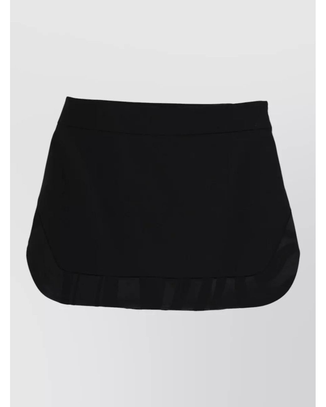 Emilio Pucci Black Wool Mini Skirt