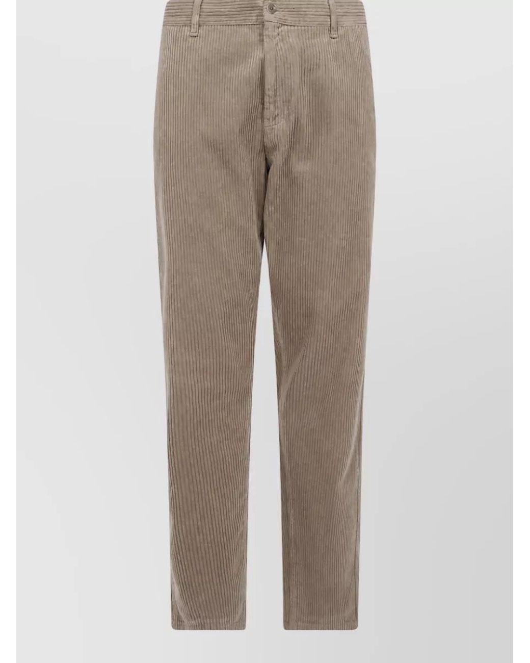 Aspesi Natural Cotton Straight-Leg Trousers for men