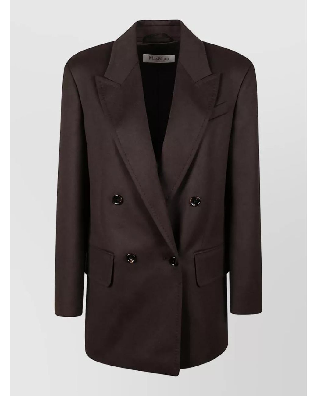 Max Mara Black Single-Breasted Suit Jacket