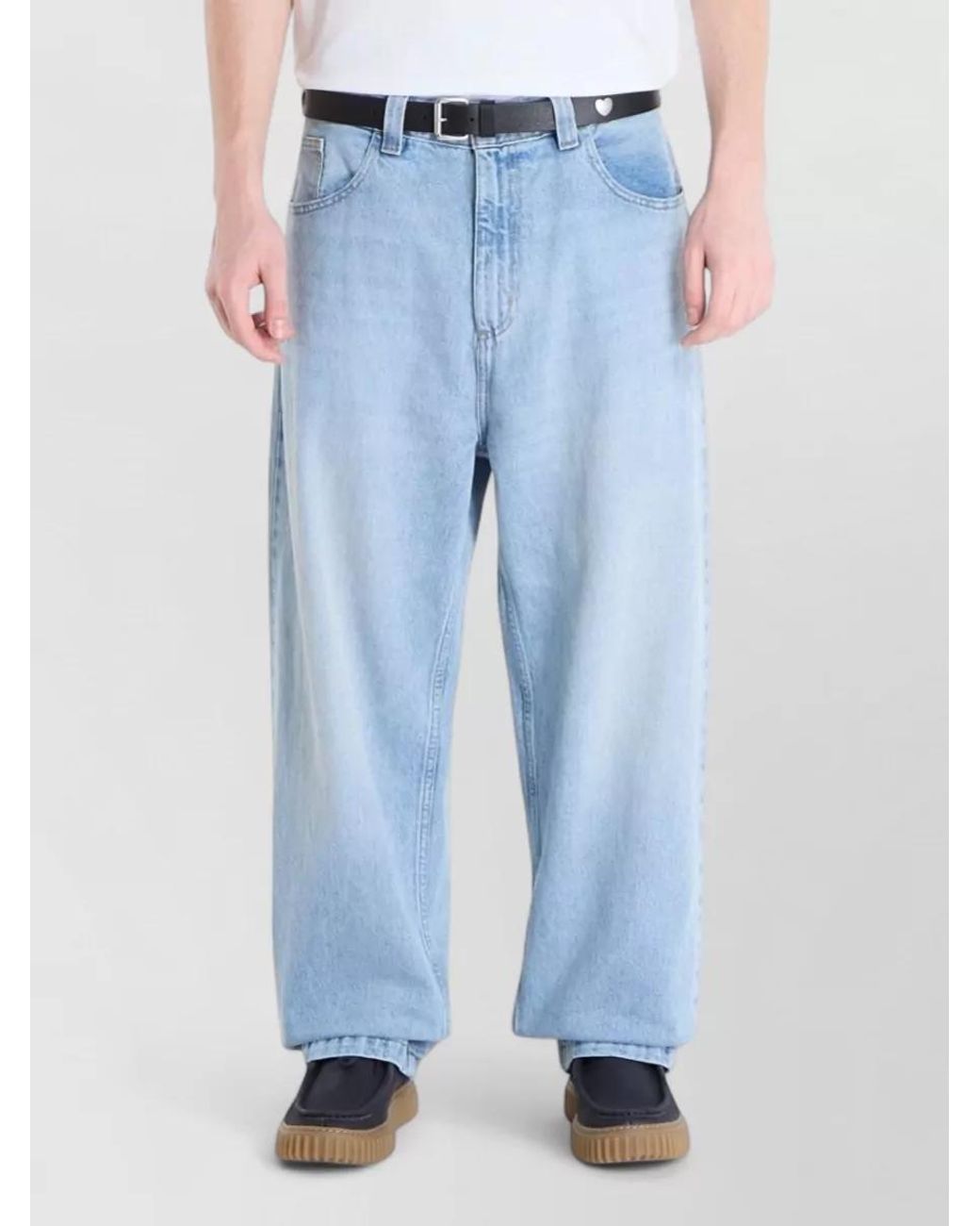 Carhartt Blue Denim Straight-Leg Jeans for men