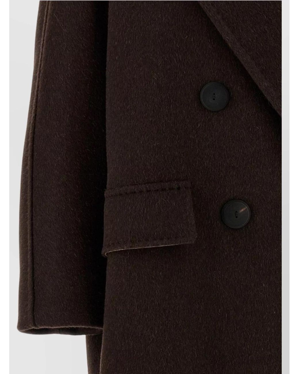 Max Mara Black 'Angus' Coat