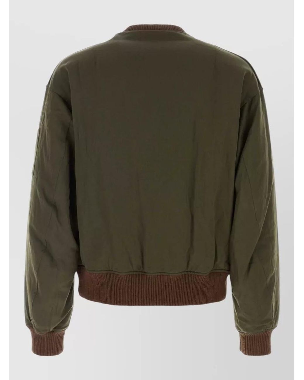 Visvim Green Wool Down Bomber Jacket for men
