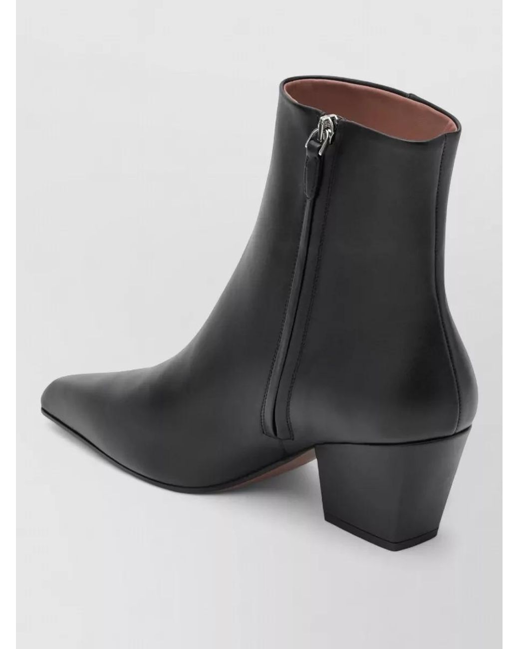 Paris Texas Black Leather Knee-High Boots