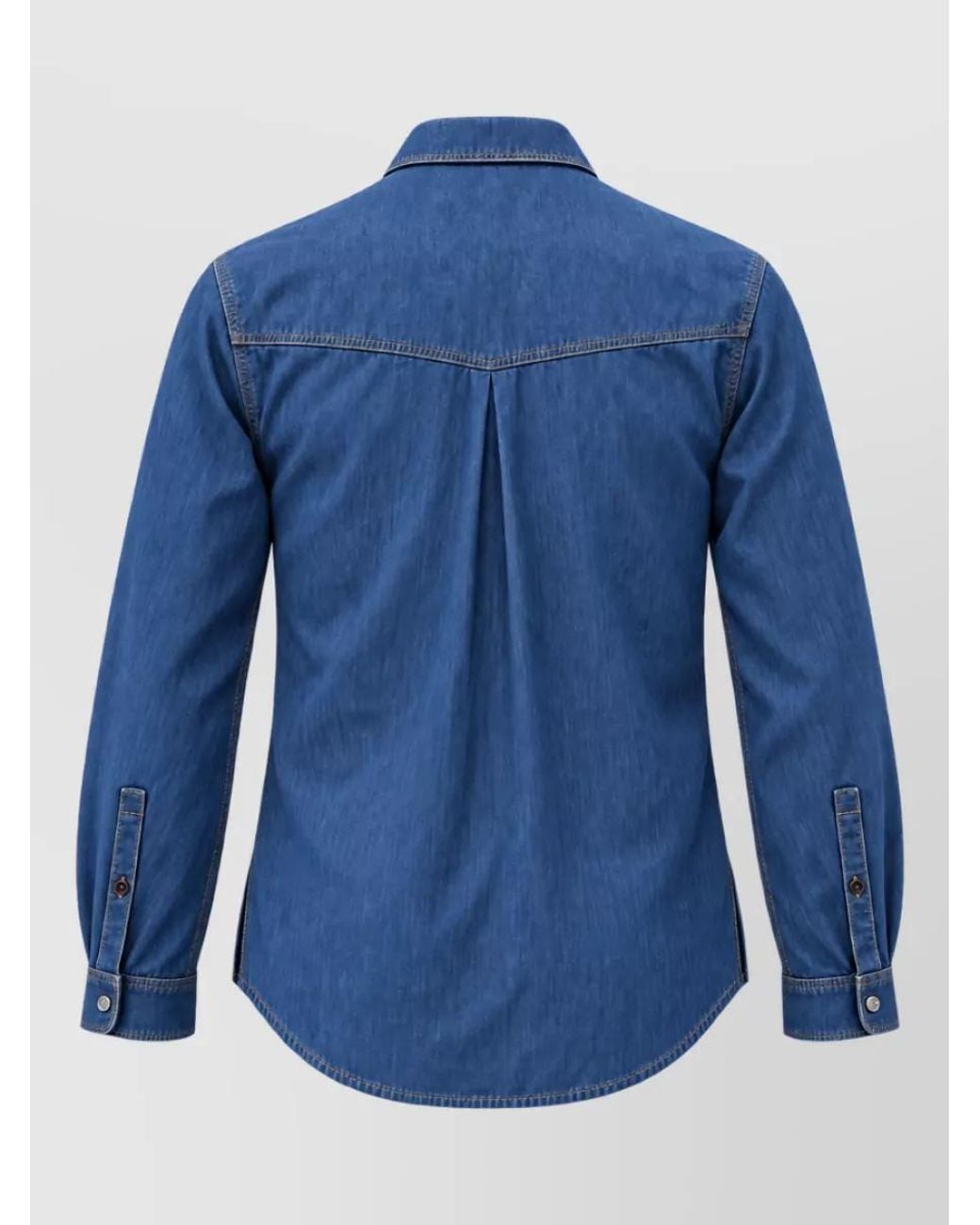 Versace Blue Denim Shirt for men