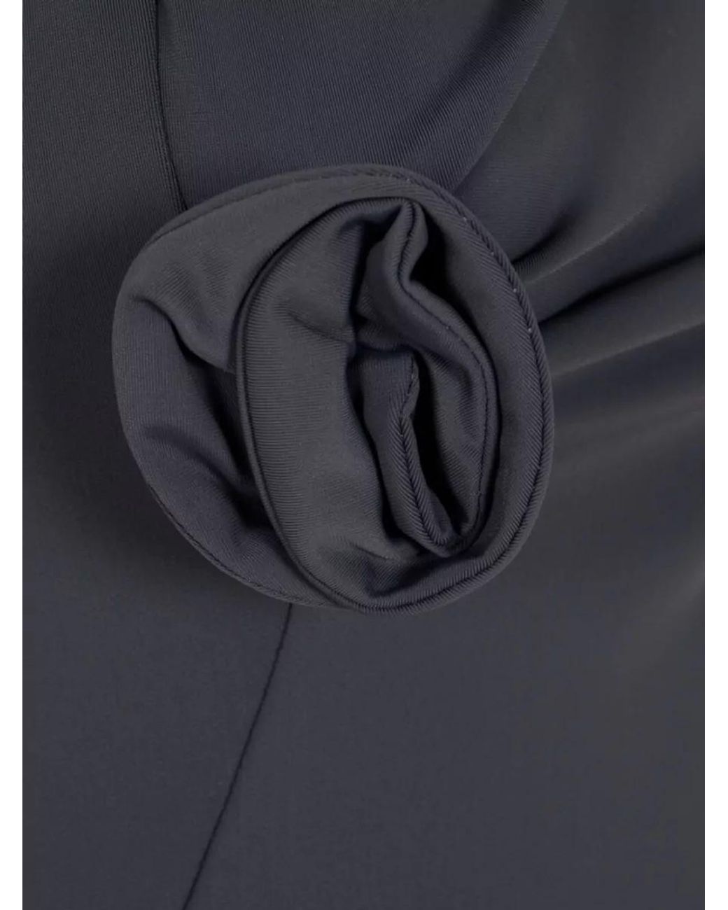Coperni Blue Asymmetric Midi Dress