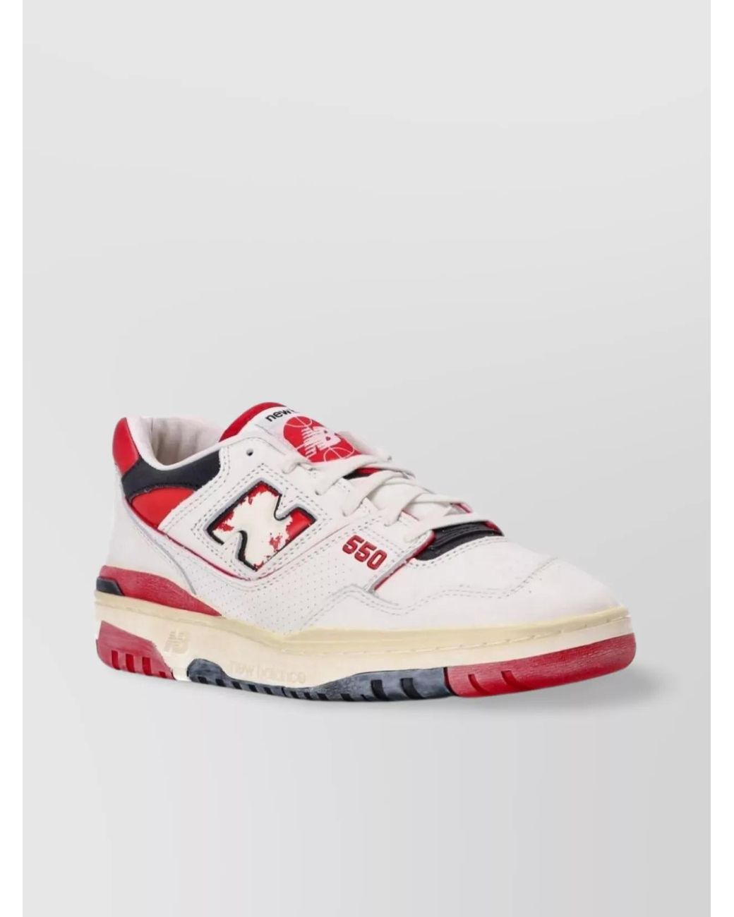 New Balance Pink Leather 550 Sneakers for men