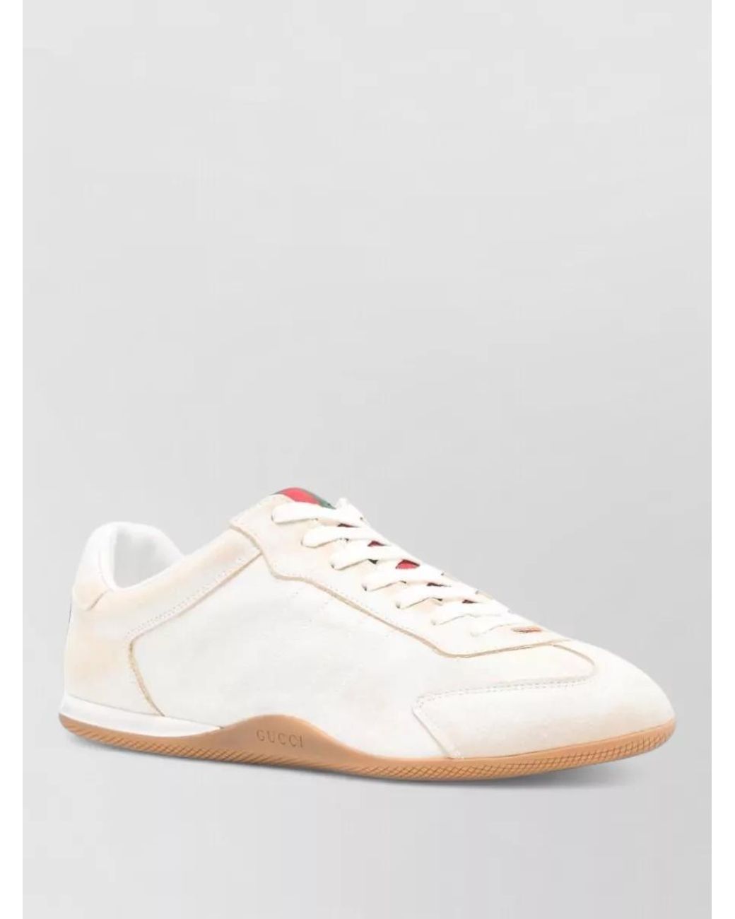 Gucci White Shift Sneakers