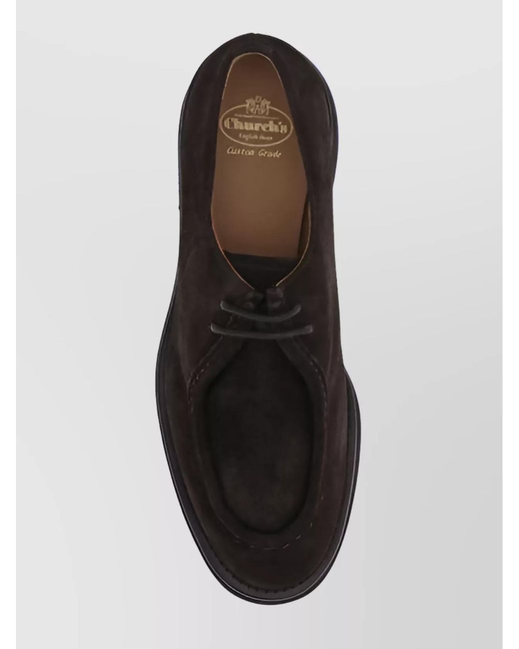 Church's Brown Nocton Suede Lace-Up Derby Shoes