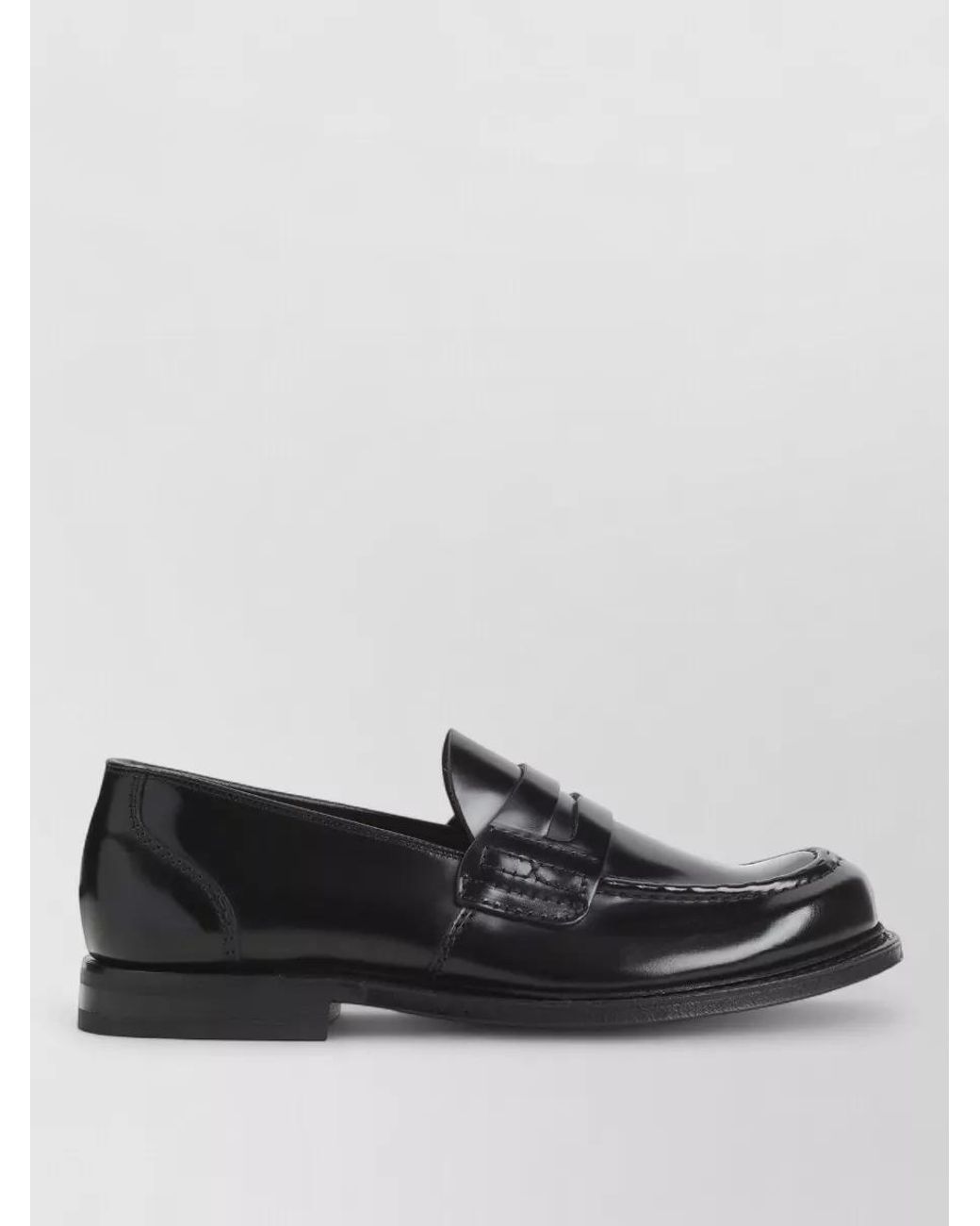 Church's Black Leather Loafers for men