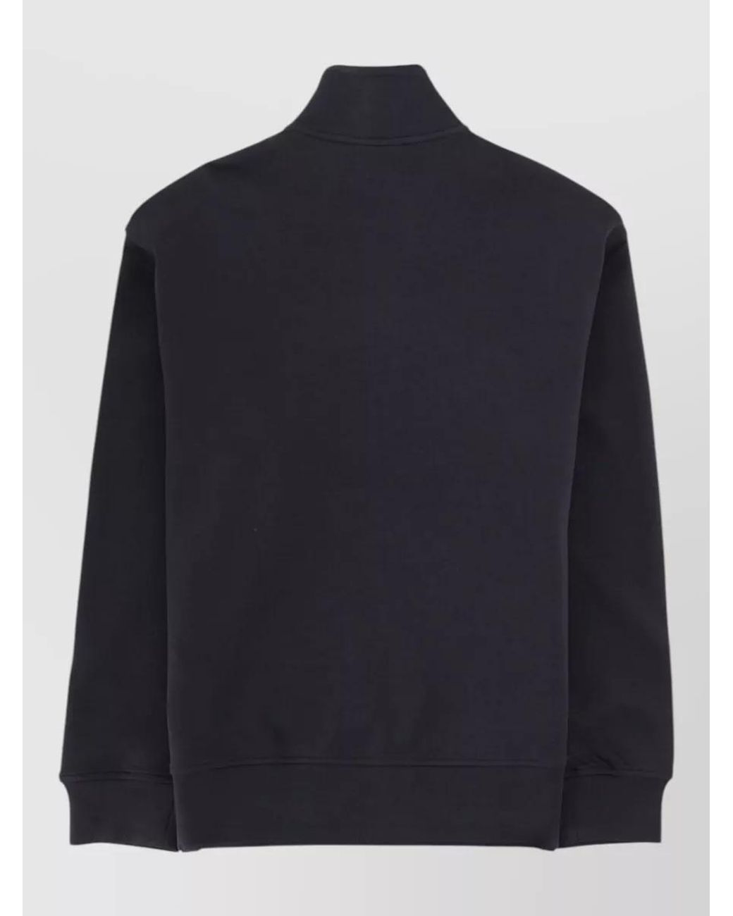 Emporio Armani Blue Cotton Zip Jacket for men