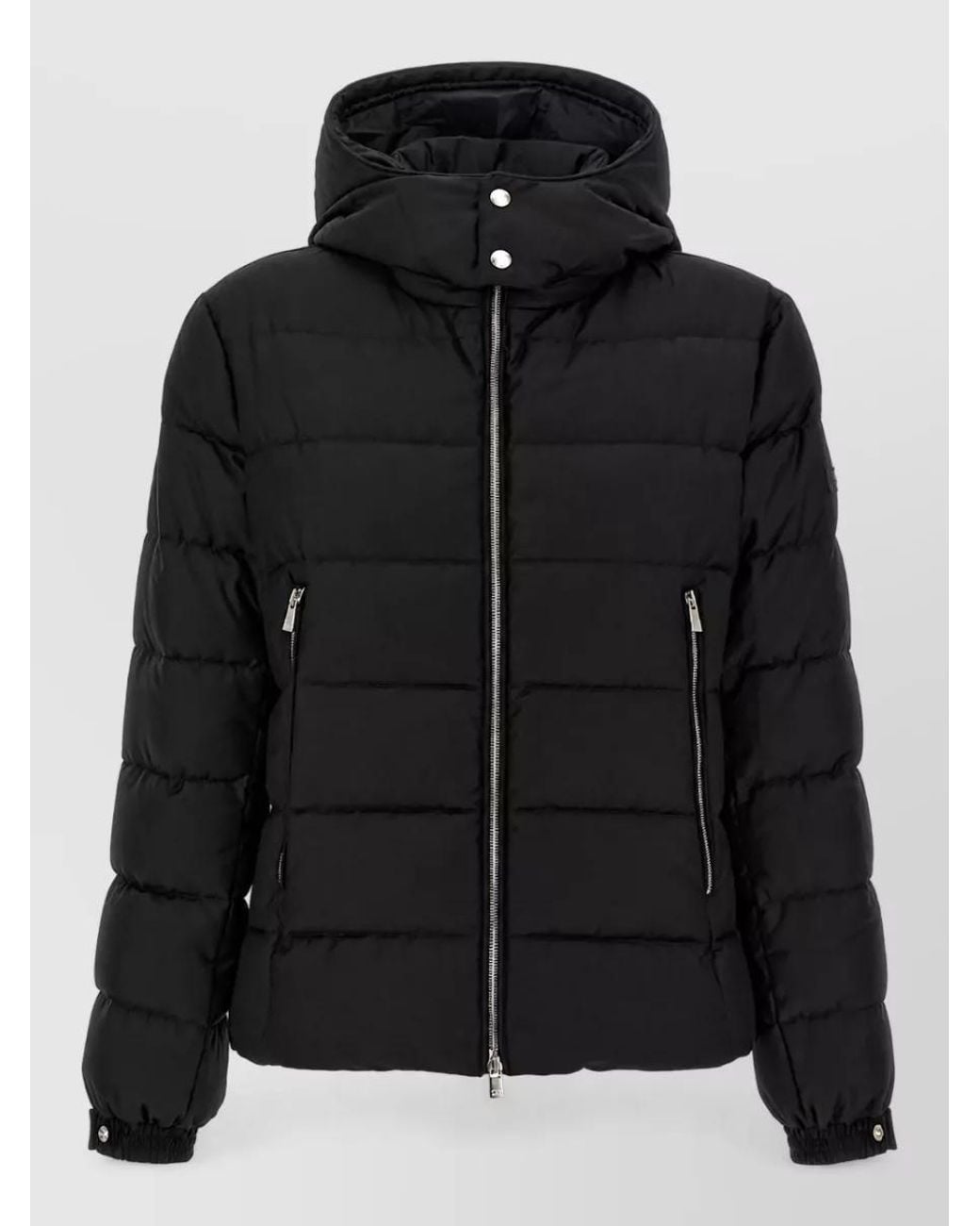Tatras Black Wool Silk Quilted Down Jacket for men