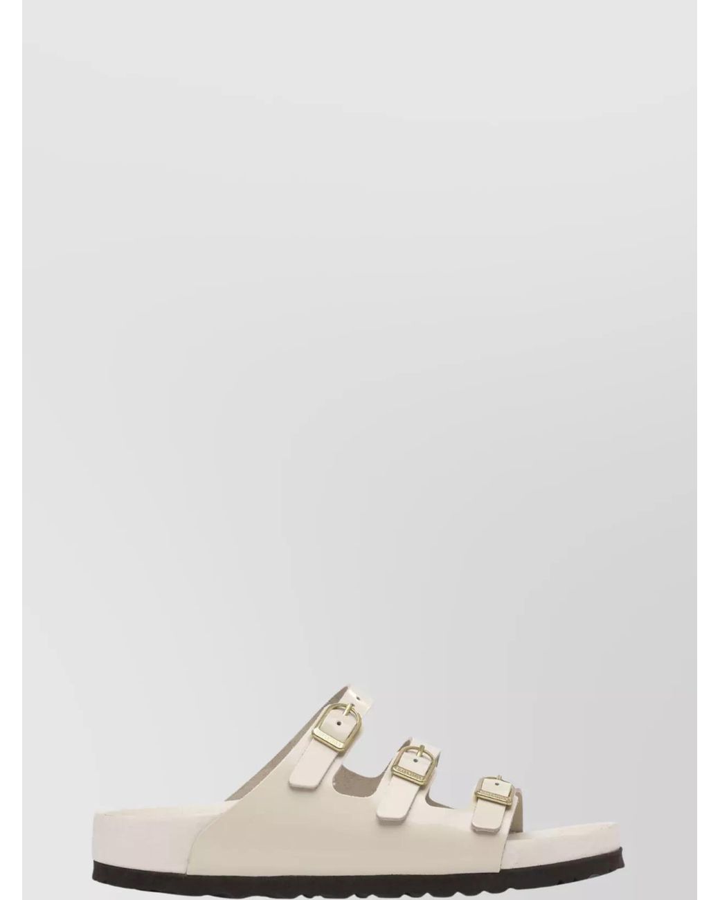Birkenstock White Leather Florida Fresh Sandals