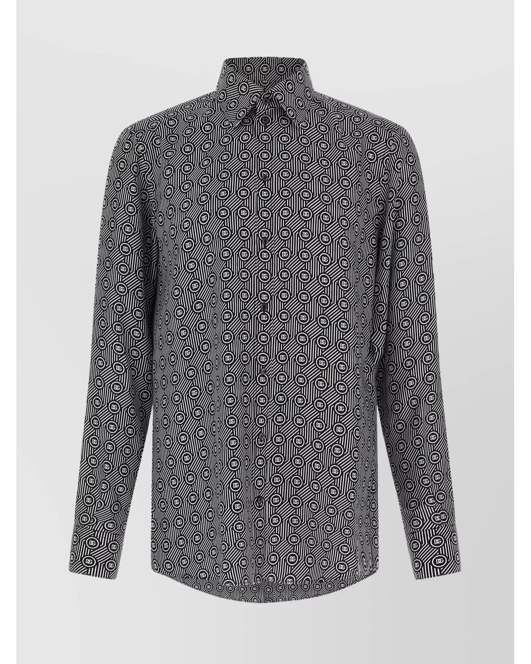 Dolce & Gabbana Gray Dolce & Gabbana 'Private Wardrobe' Shirt for men