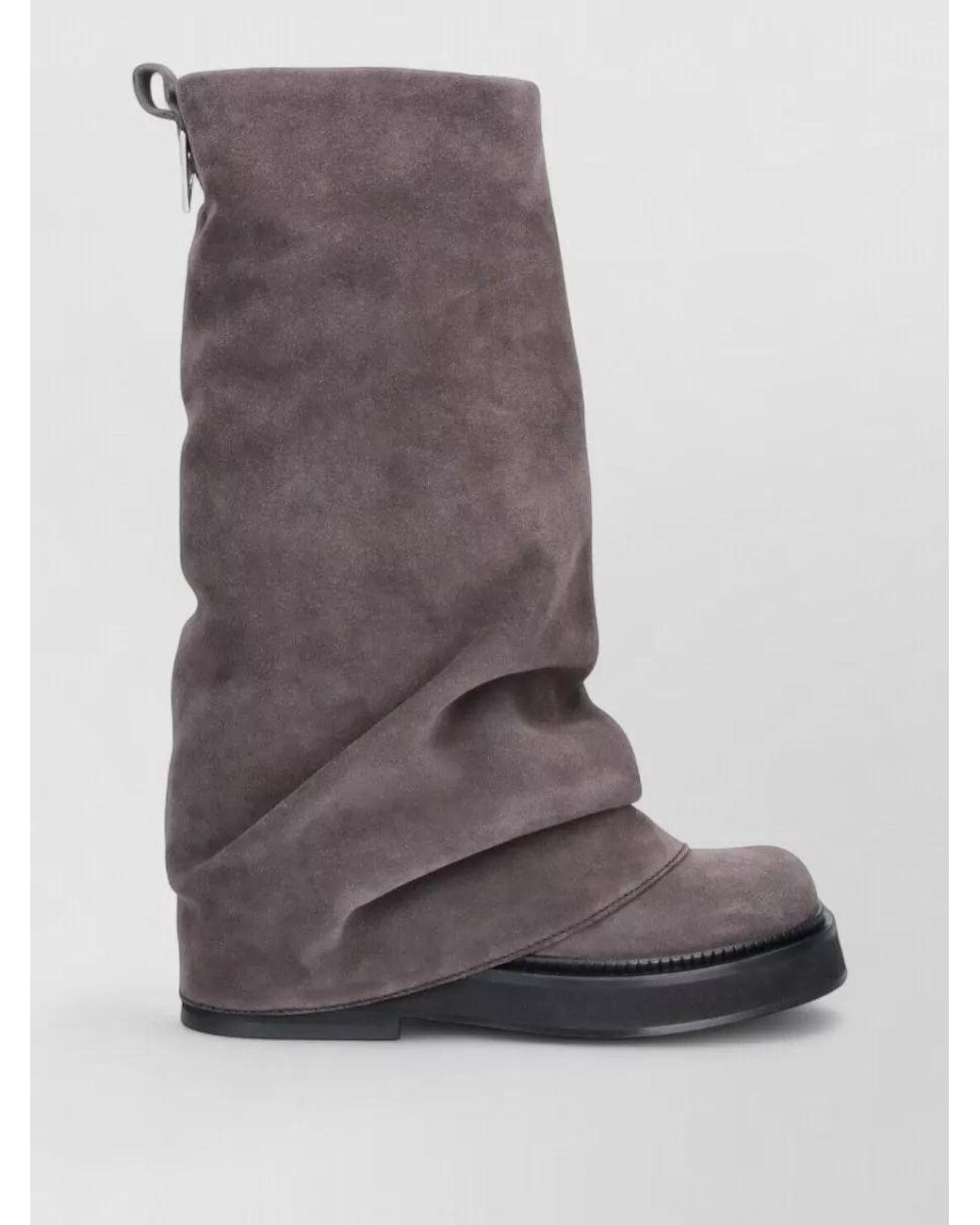 The Attico Brown Leather Ankle Boots