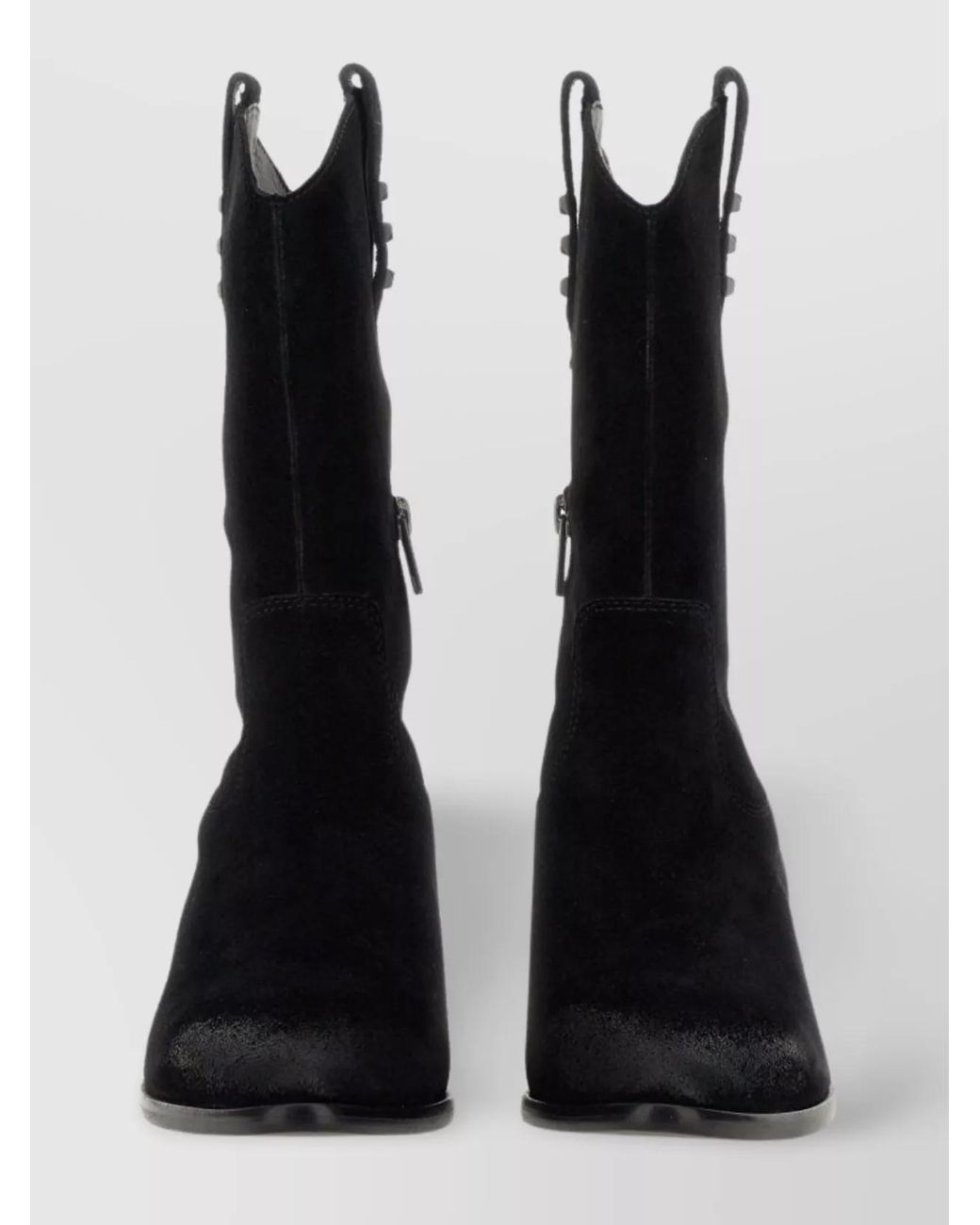 Ash Black Suede Ankle Boots