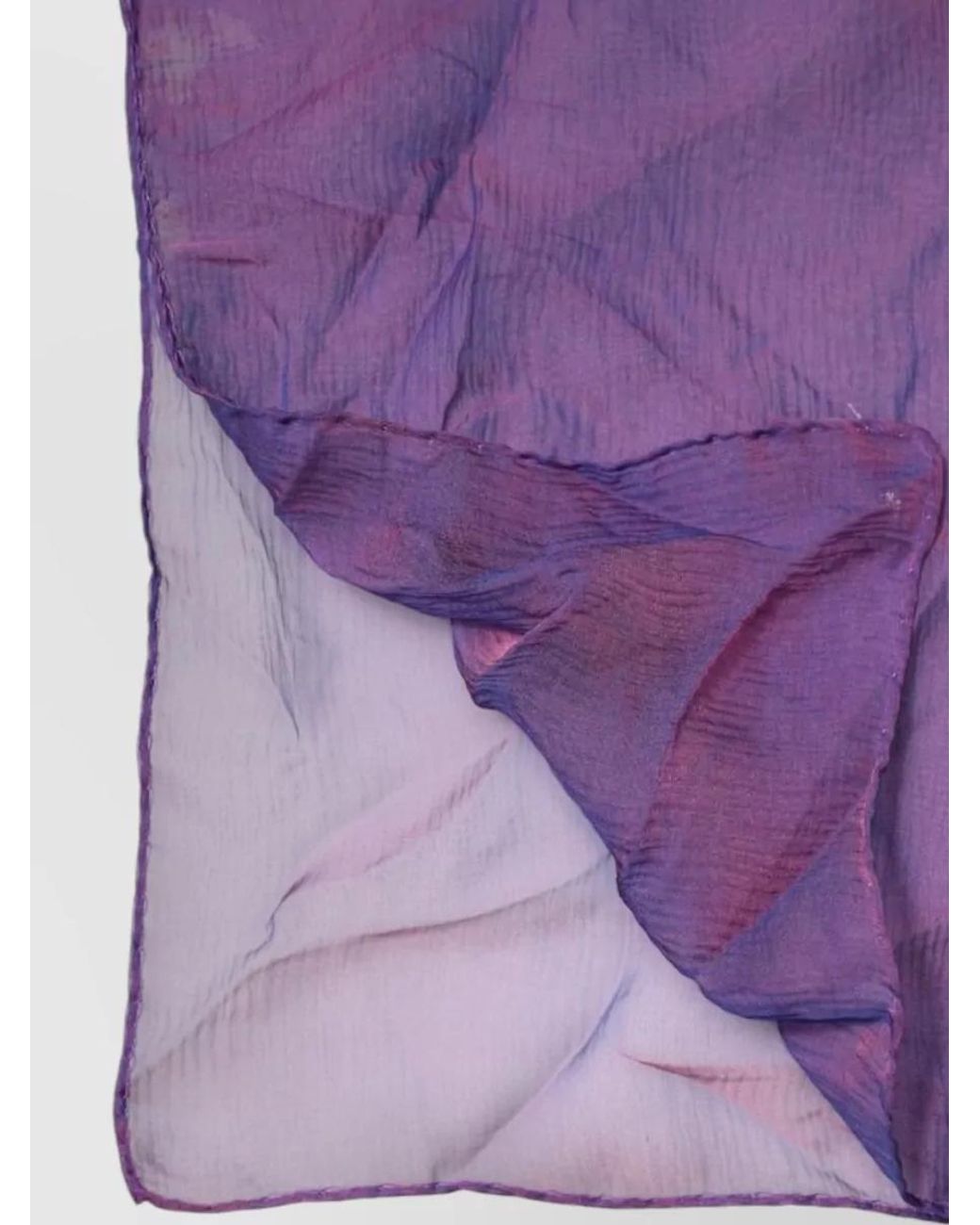 Dolce & Gabbana Purple Silk Rectangle Scarf